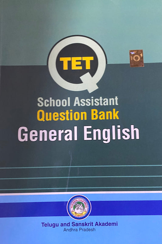 TET School Assistant Question Bank General English By Telugu Academy Andhra Pradesh