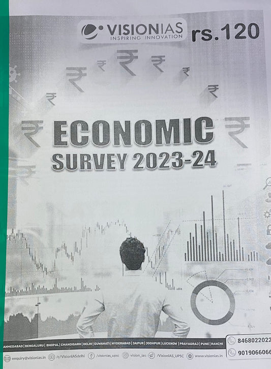 Vision IAS Economic Survey 2023-2024 Xerox Printed Material[English Medium]PHOTOCOPY