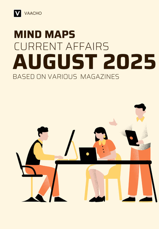 Mind Map Current Affairs August 2025 Monthly Issue PDF File[English Medium]