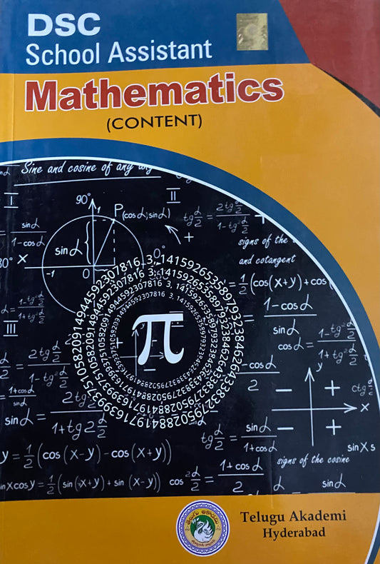 DSC School Assistants Mathematics Content By Telugu Akademi [English Medium]