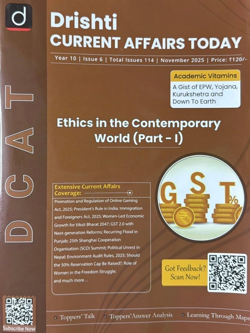 Drishti IAS DCAT November 2025 Current Affairs Today[English Medium]