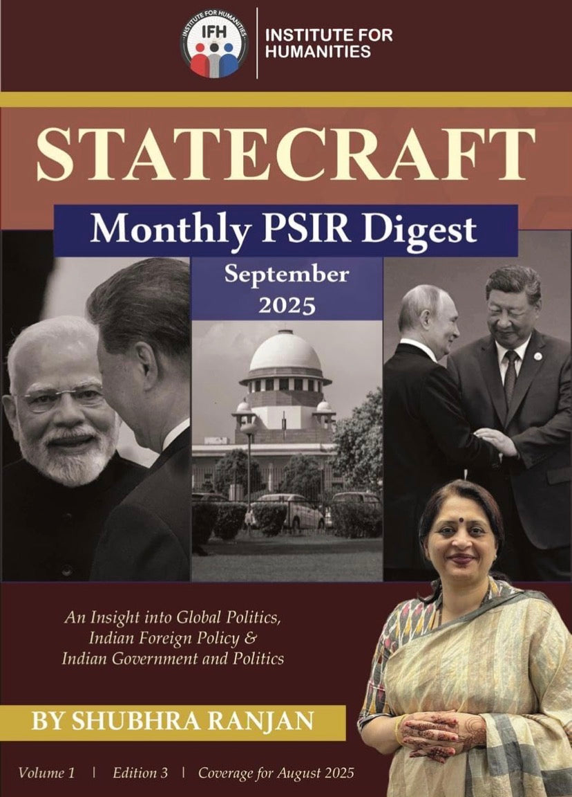 STATECRAFT Monthly PSIR Digest September 2025 Edition By Shubhra Ranjan[English Medium]