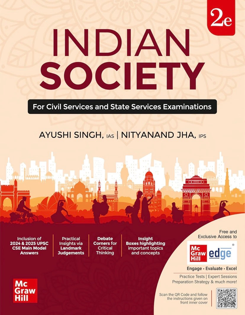 Indian Society for UPSC By  IAS Ayushi Singh, IPS Nityanand Jha[English Medium]