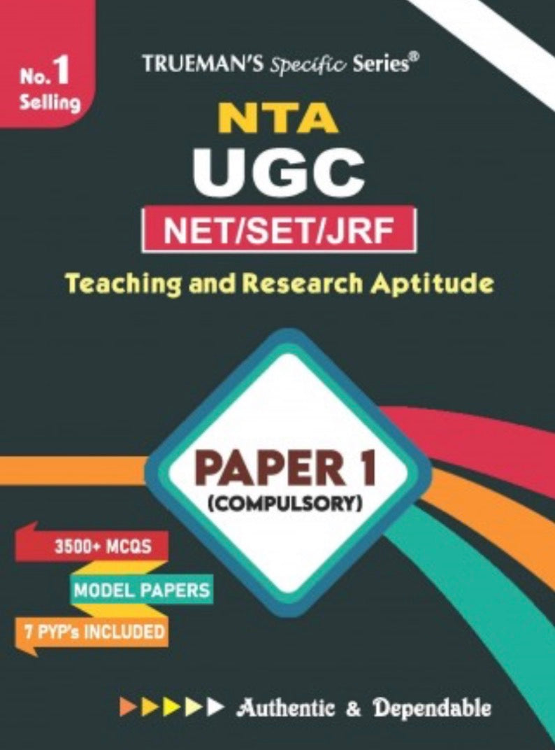 Trueman's NTA UGC NET/SET/JRF Paper I Teaching & Research Aptitude[English Medium]