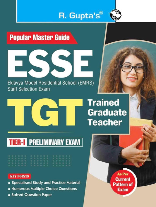 ESSE: EMRS - TGT Recruitment Exam Guide (For Common Paper) By R Gupta[English Medium]