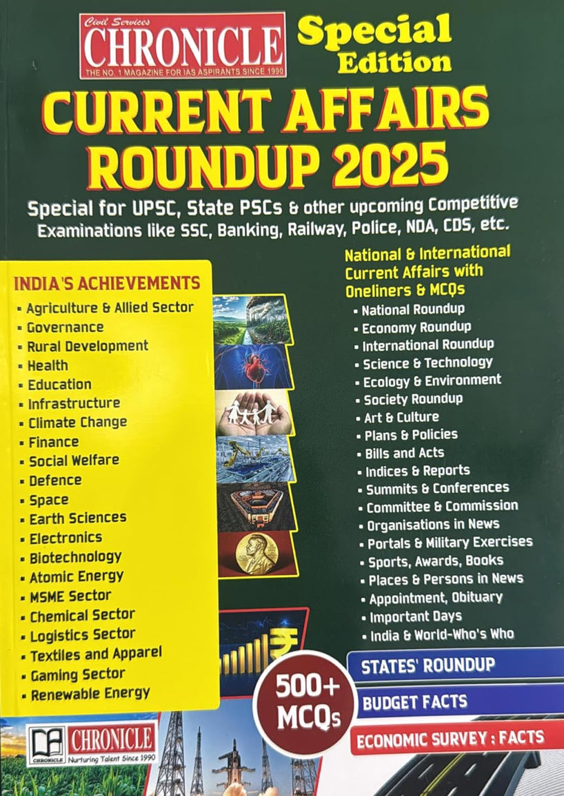 Chronicle Special Edition Current Affairs Round Up 2025[English Medium]Nov 2024Ed