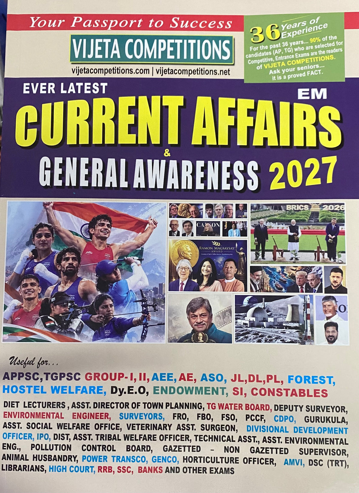 Vijeta Ever Latest Current Affairs & General Awareness 2027[English Medium]