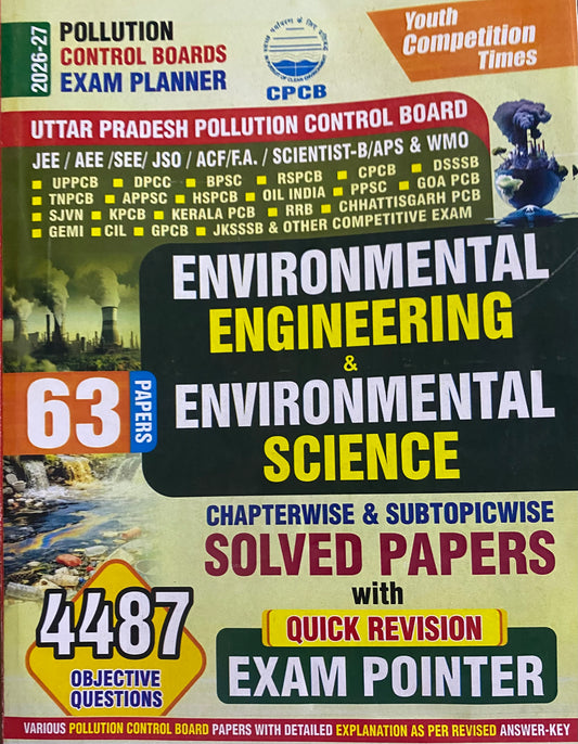 Youth Competition Times Environmental Engineering & Environmental Science Chapterwise & Subtopicwise Solved Papers With Quick Revision Exam Pointer[English Medium]