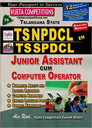 TS NPDCL ad TS SPDCL Junior Assistant Cum Computer Operator [ ENGLISH MEDIUM ]APRIL 2023ED VIJETHA