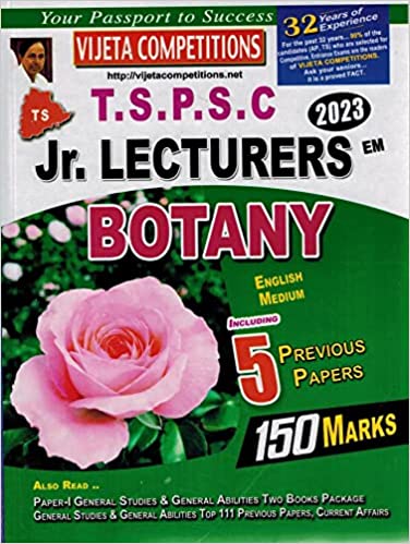TSPSC Junior Lecturers BOTANY [ ENGLISH MEDIUM ]2023Ed Vijetha