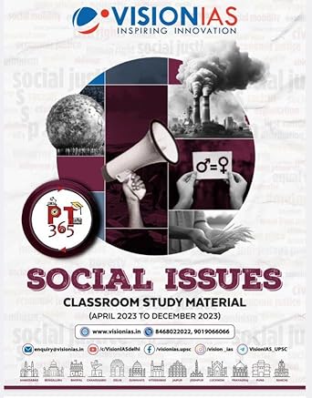 Vision IAS PT 365 Social Issues(April 2023 to December 2023) Xerox Printed Material[English Medium]Xerox Printed Material