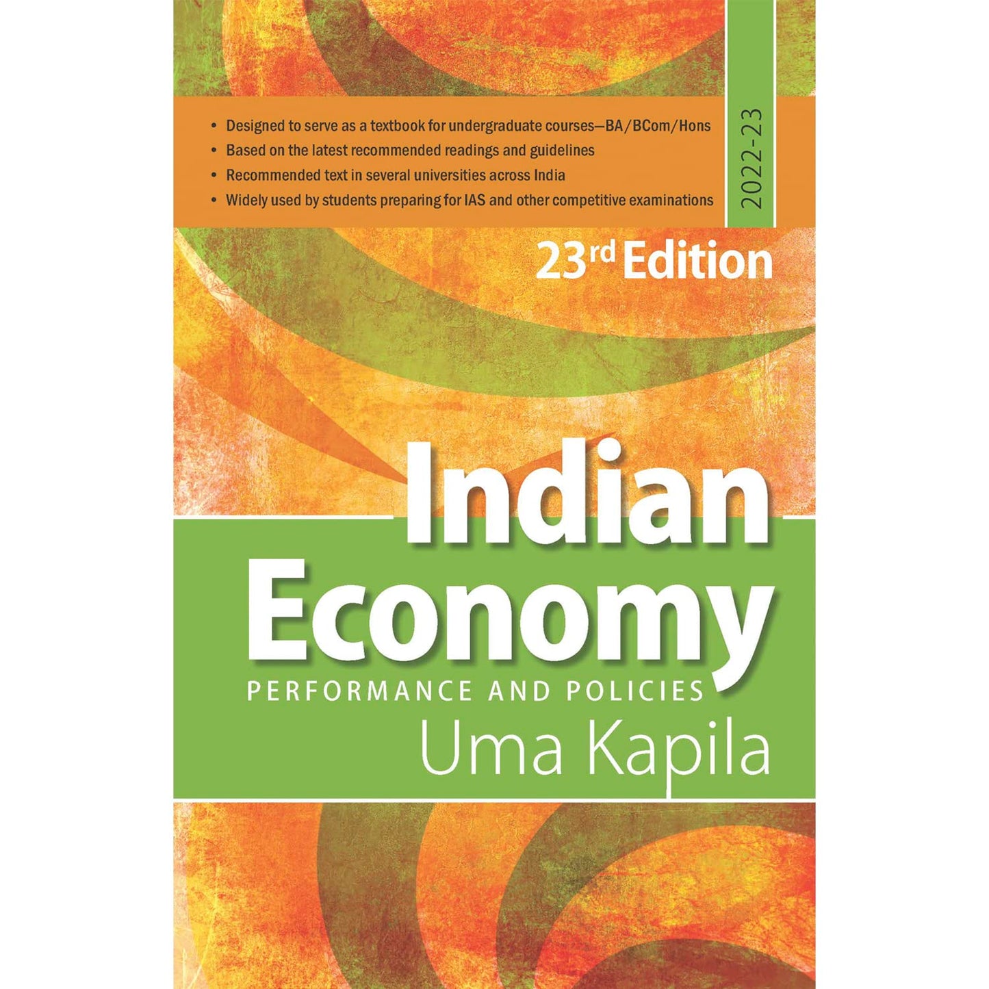 Indian Economy:PERFORMANCE AND POLICIES (23rd Edition) 2022-23