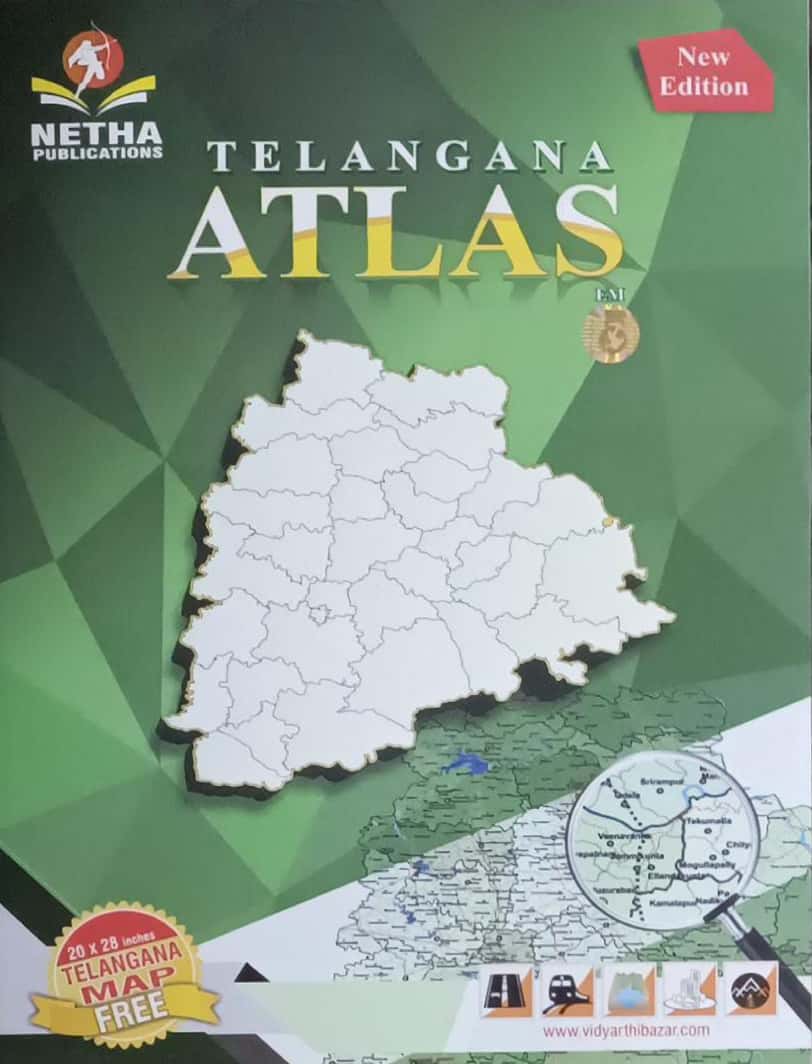 Telangana Atlas by Netha[English Medium]Feb 2023Ed