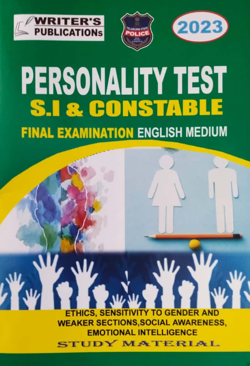 Personality Test For SI & Constable Final Exam[English Medium]March 2023Ed Writers
