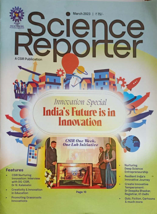 Science Reporter March 2023 Monthly Edition[English Medium]