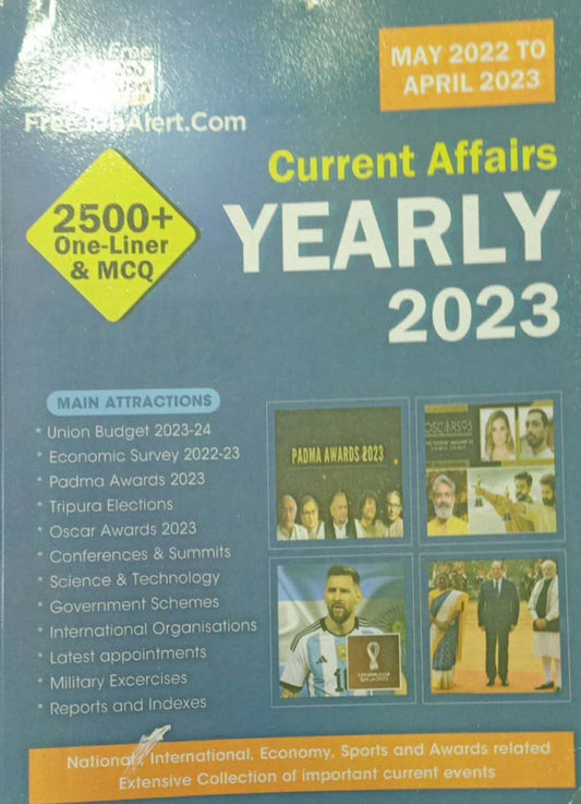 May 2022 To April 2023 Current Affairs By Freejobalert.com[English Medium]