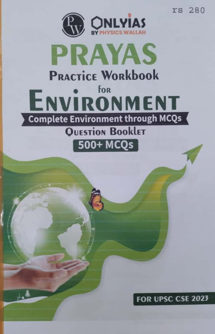 ONLY IAS PRAYAS Practice Workbook for Environment[English Medium]Xerox Printed Material