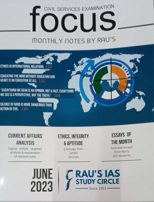 FOCUS JUNE 2023 Monthly Edition [English Medium]