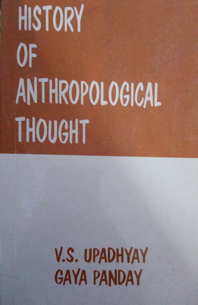 History of Anthrpological Thought[English Medium]Reprint 2016Ed