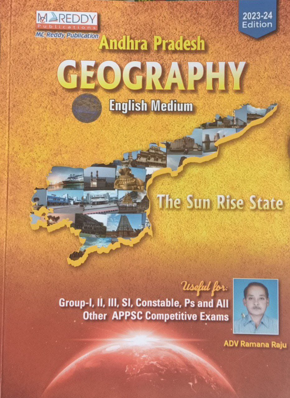 MC Reddy Andhra Pradesh Geography by A.D.V Ramana Raju[English Medium]2023-2024Ed