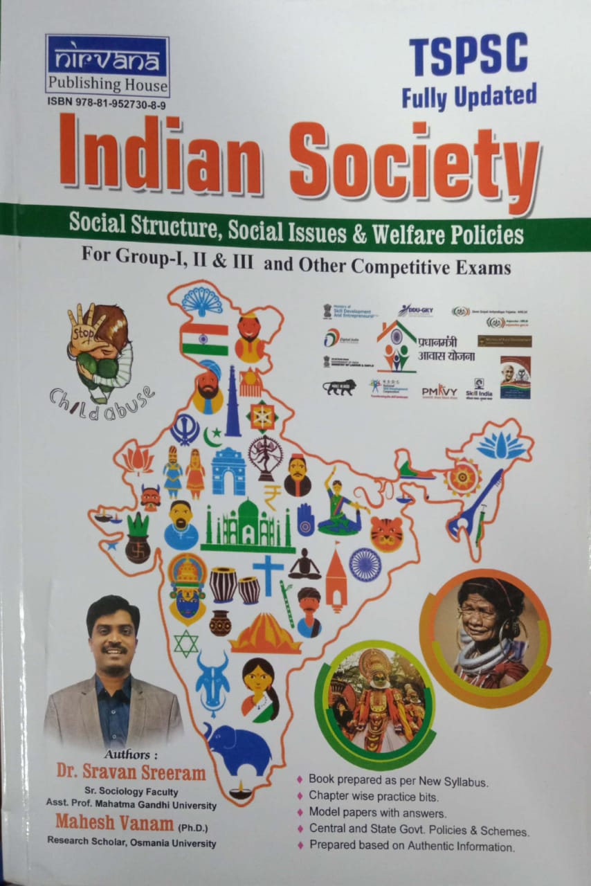 TSPSC Indian Society Social Structure Issues & Policies[English Medium]Aug 2023Ed Nirvana
