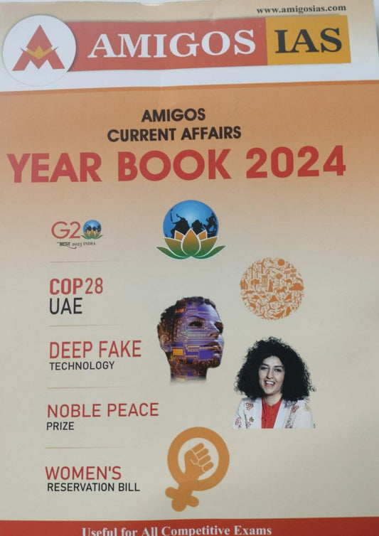 Amigos IAS Year Book 2024 January 2023 to January 2024[English Medium]Feb 2024Ed