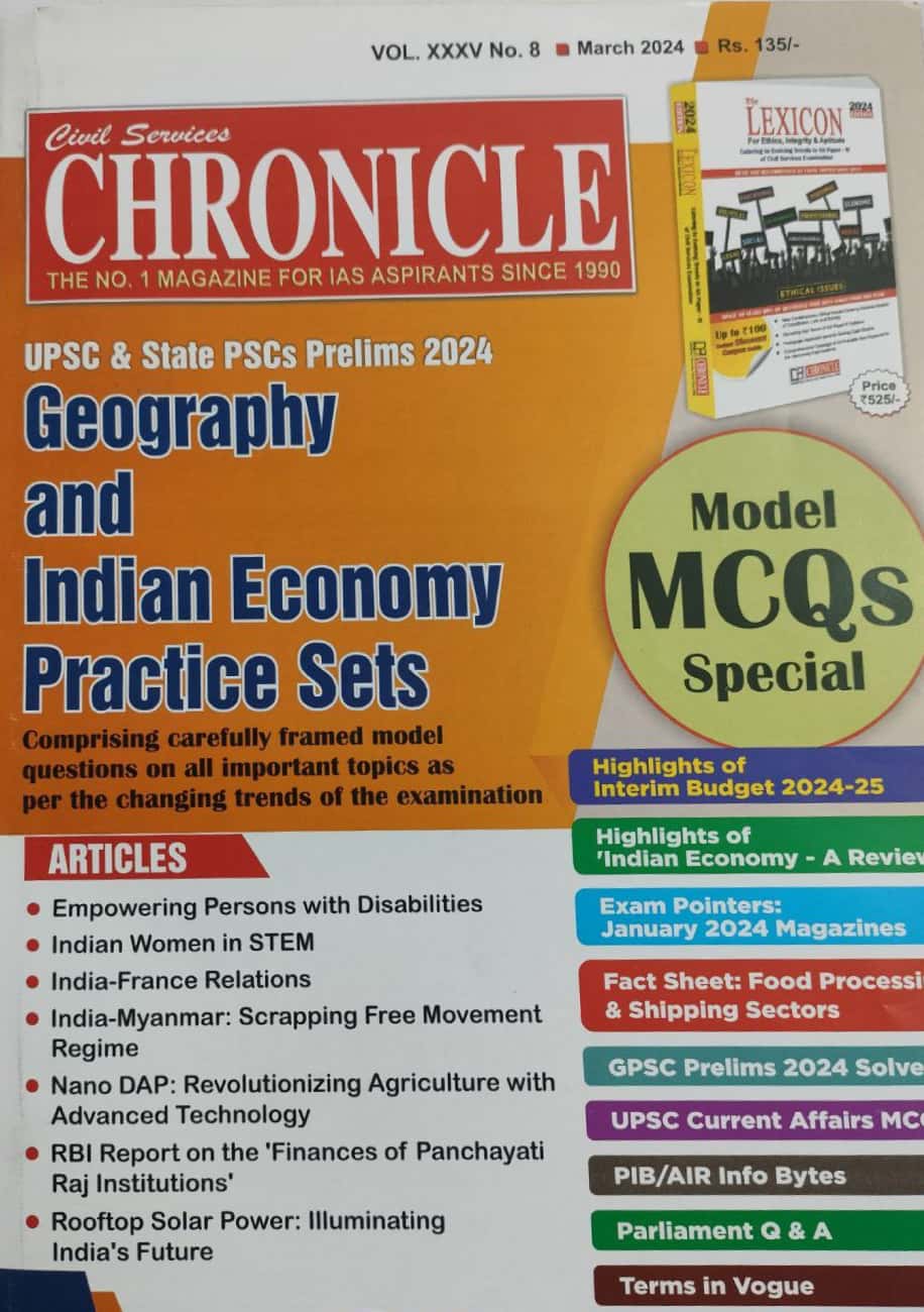 Civil Services Chronicle March 2024 Monthly Edition [English Medium]