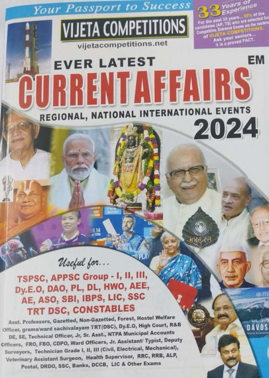 Ever Latest Current Affairs 2024[English Medium]Feb 2024Ed Vijetha