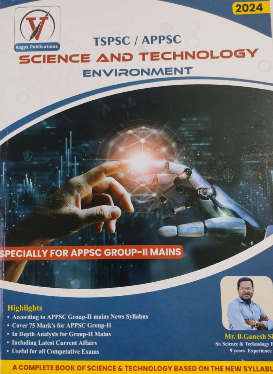 TSPSC/APPSC Science & Technology, Environment By B.Ganesh Sir[English Medium]March 2024Ed