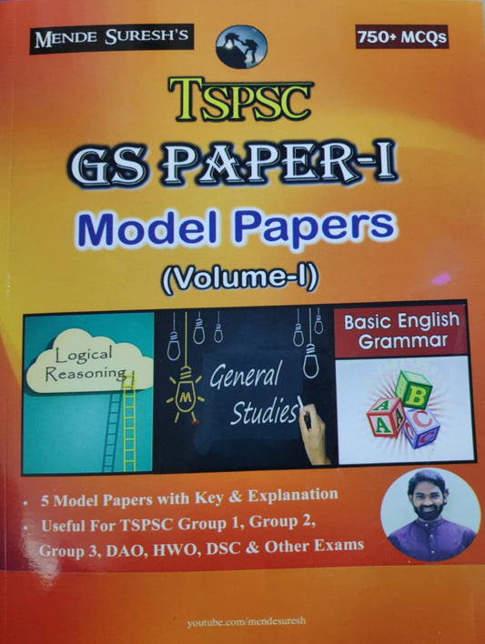 Mende Suresh TSPSC General Studies Paper 1 Model Papers[English Medium]March 2024Ed