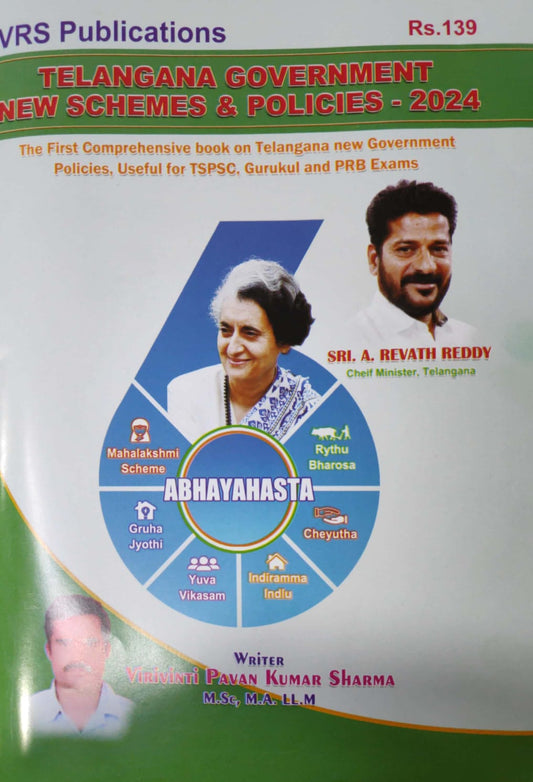 VRS Telangana Government Schemes & Policies[English Medium]April 2024Ed