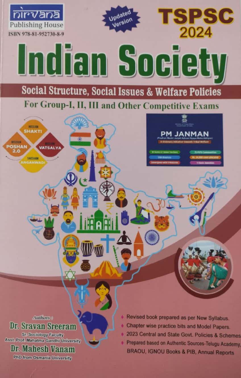 TSPSC Indian Society Social Structure Issues & Policies By Sravan Sreeram Sir[English Medium]April 2024Ed Nirvana