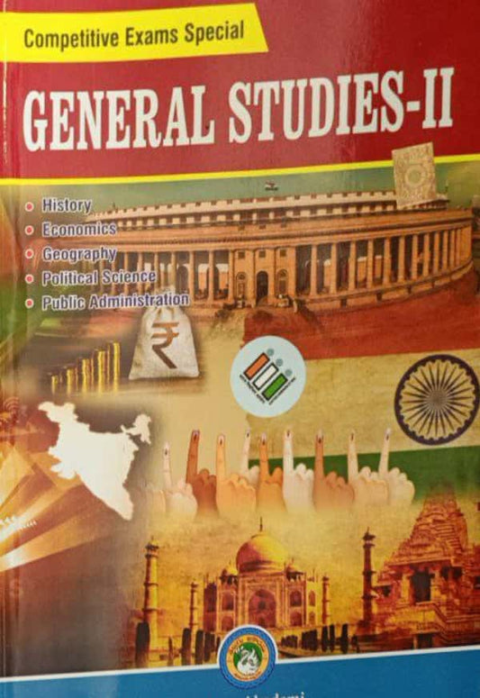 General Studies -II For Competitive Exams Special By Telugu Academy[English Medium]2024Ed Academy