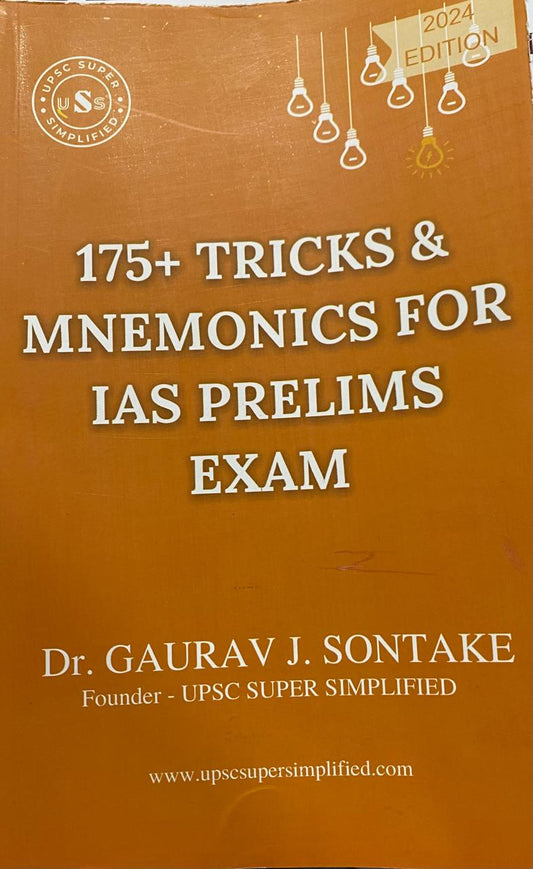 175+ Tricks & Mnemonics For IAS PRELIMS Exams By Dr Gaurav J Sontake[English Medium]
