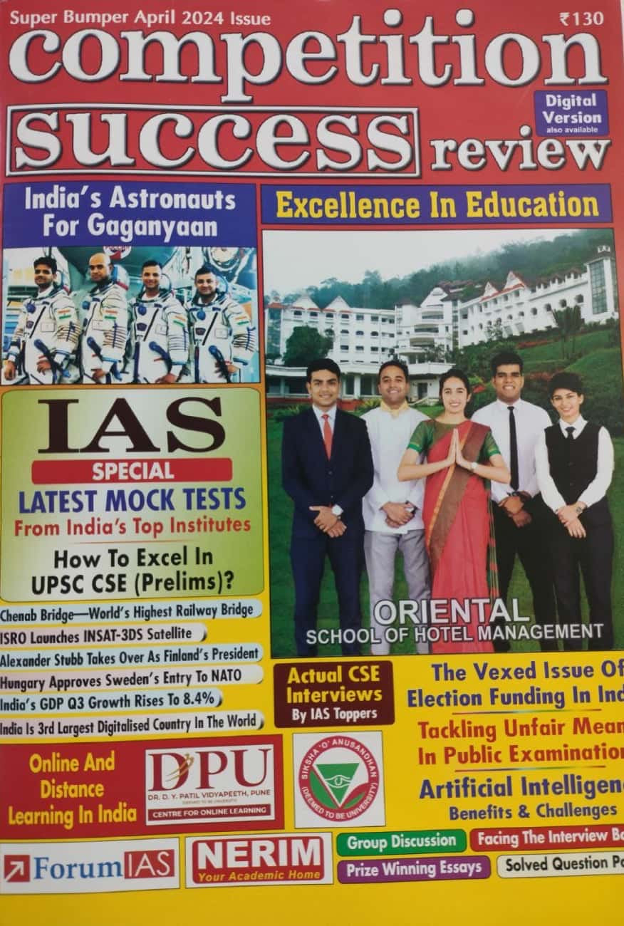 Competition Success Review April 2024 Issue[English Medium]