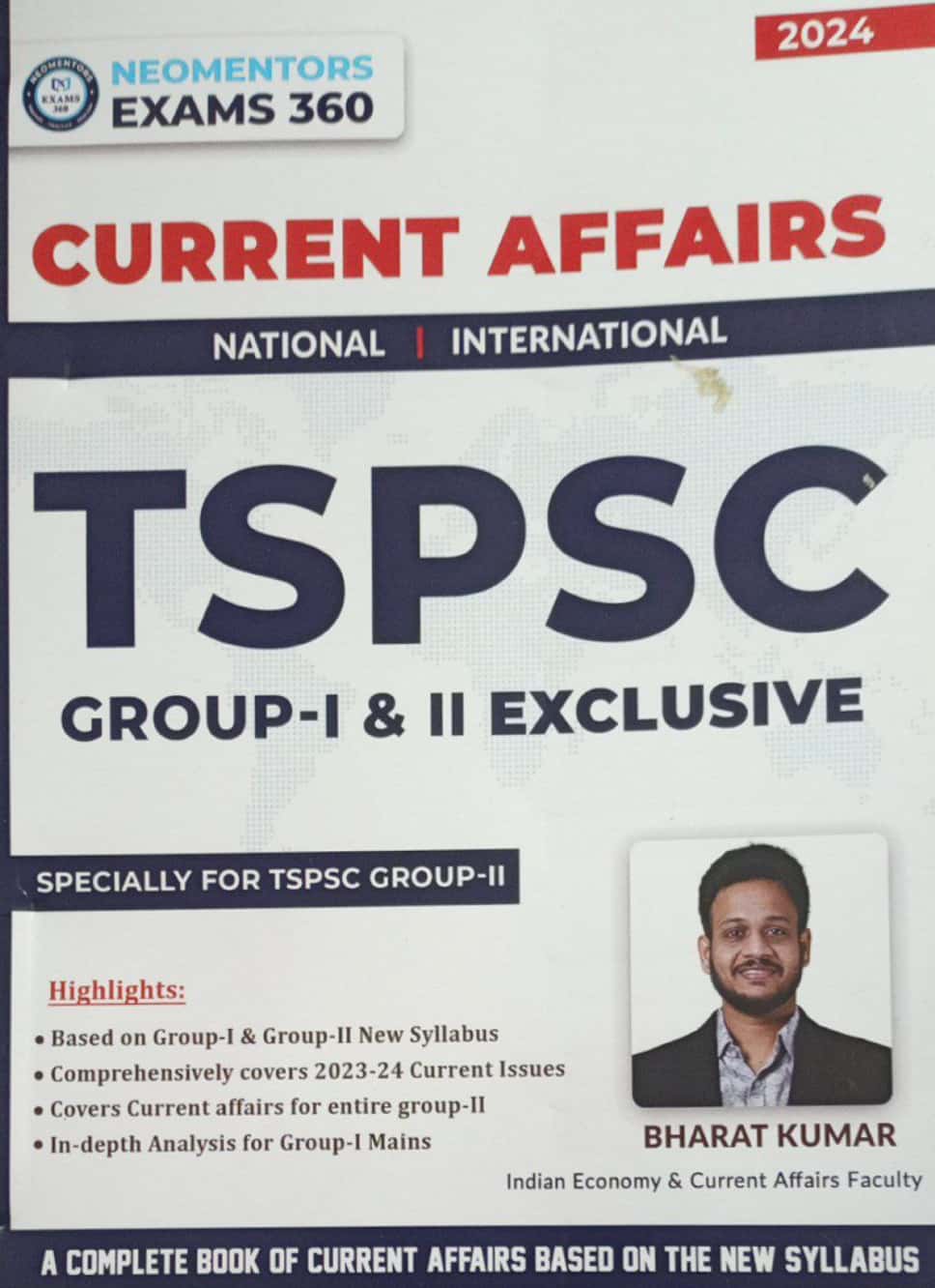NEOMENTORS TSPSC Current Affairs for Group 1, Group 2[English Medium]May 2024Ed