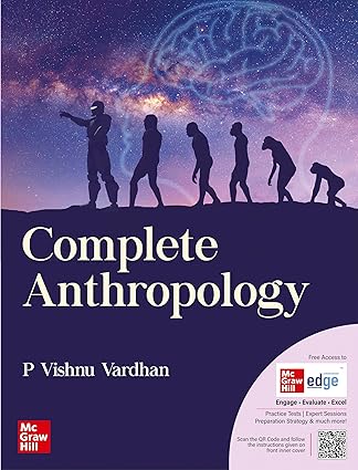 Complete Anthropology for UPSC Civil Services Optional Papers 1 & 2 By  P Vishnu Vardhan[English Medium]2024Ed