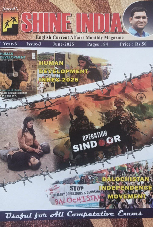 Shine India June 2025 Monthly Magazine [English Medium]