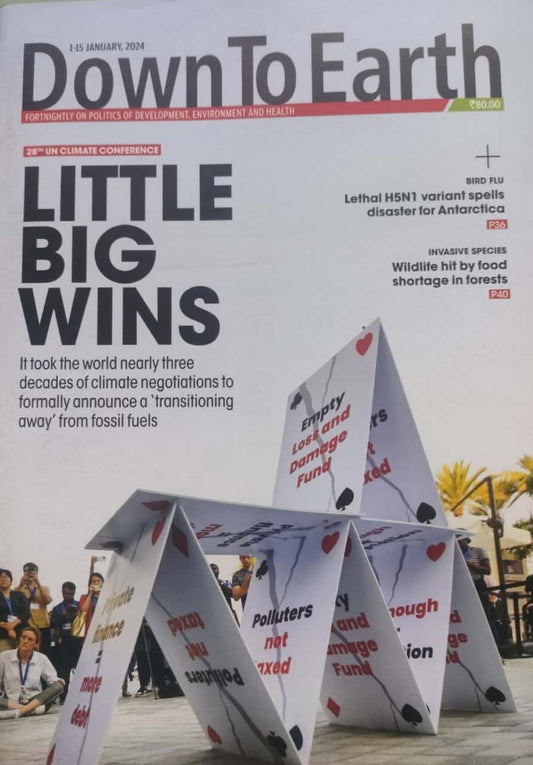 Down to Earth Fortnightly January 1-15 2024 Edition[English Medium]