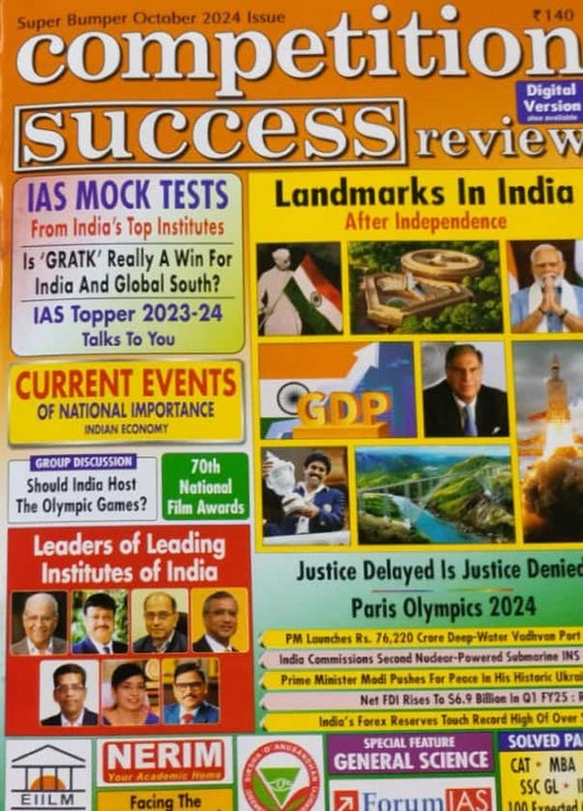 Competition Success Review October 2024 Issue[English Medium]