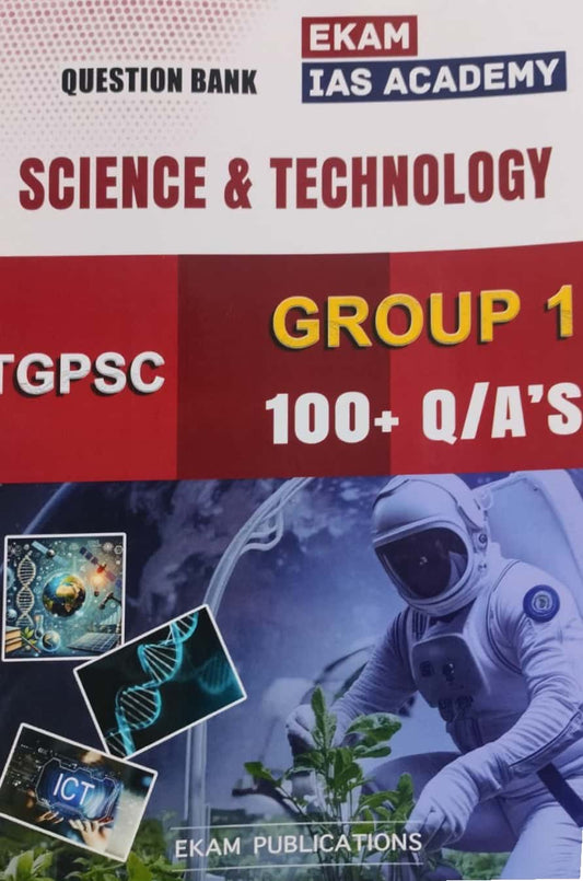 EKAM IAS TGPSC Group 1 Science & Technology Question Bank[English Medium]Sept 2024Ed