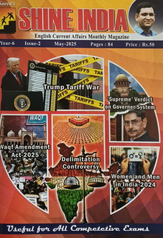 Shine India May 2025 Monthly Magazine [English Medium]