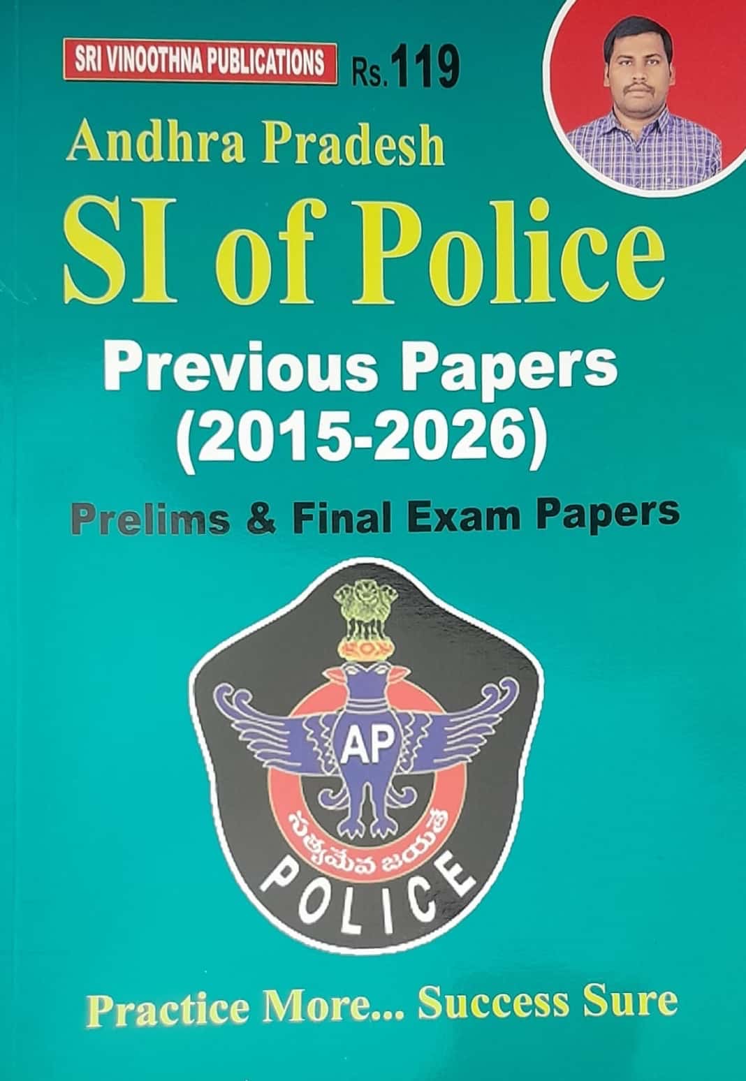 Vinoothna Andhra Pradesh Sub Inspector of Police SI Previous Papers(2015-2026) [English Medium]