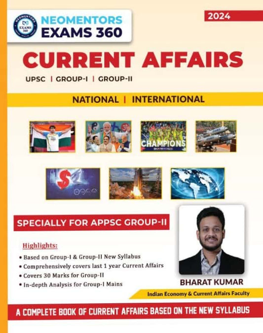 NEOMENTORS Current Affairs for UPSC, Group 1, Group 2[English Medium]Jan 2024Ed
