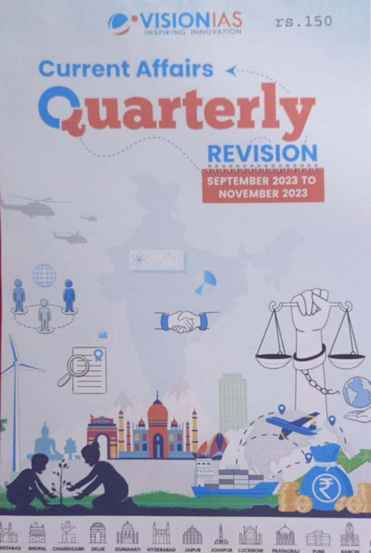 Vision IAS Current Affairs Quarterly Revision September 2023 to November 2023 Xerox Printed Material[English Medium]