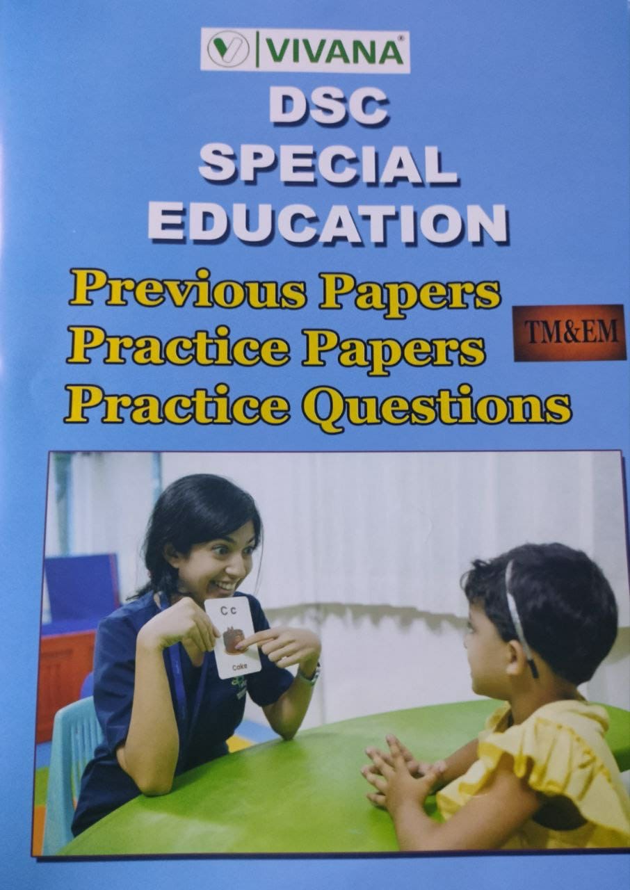 Vivana DSC Special Education Previous Papers, Practice Papers, Practice Questions Bilingual[English Medium & Telugu Medium]June 2024Ed