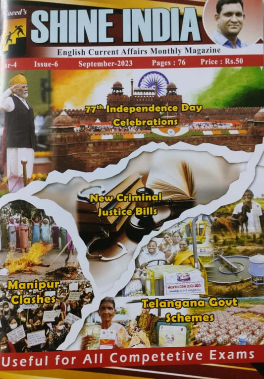 Shine India September 2023 Monthly Magazine [English Medium]