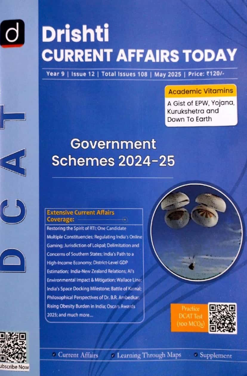 Drishti IAS DCAT May 2025 Current Affairs Today[English Medium]