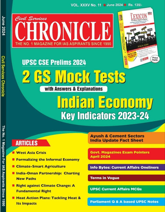 Civil Services Chronicle June 2024 Monthly Edition [English Medium]