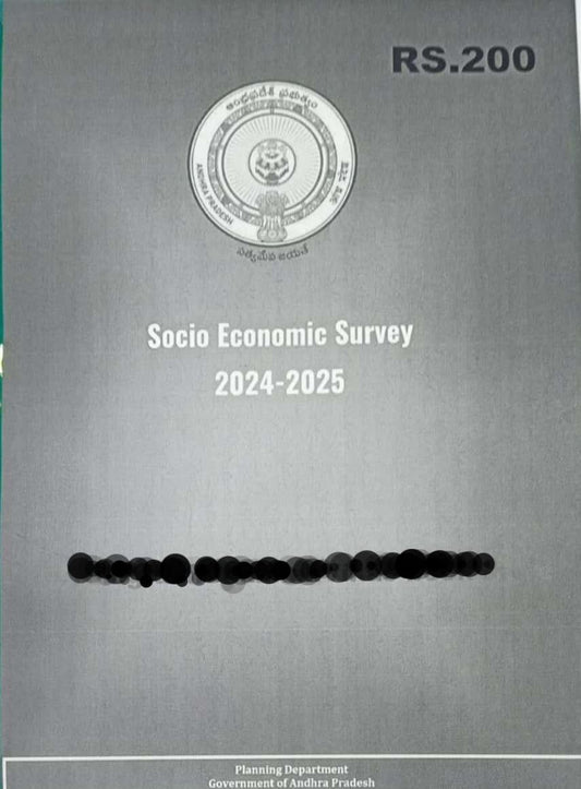 Andhra Pradesh Socio Economic Survey 2024-2025 Xerox Printed Material[English Medium]Xerox Printed Material
